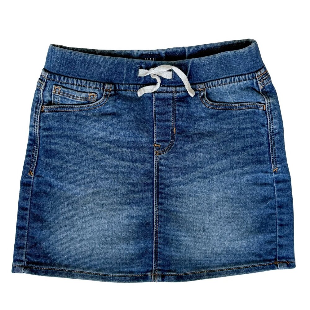Girls' Gap Denim Pull-On Skirt – Size M